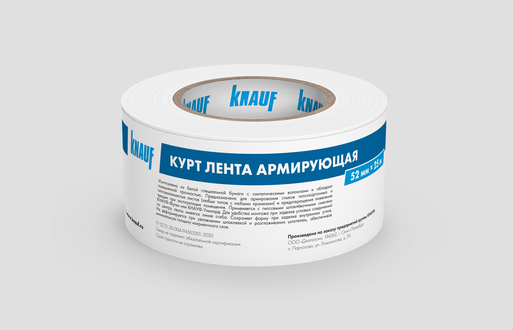 Фотография КНАУФ-Курт лента армирующая. Характеристики КНАУФ-Курт лента армирующая и отзывы.
