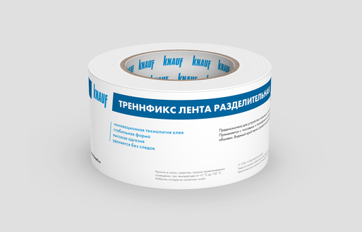 Фотография КНАУФ-Треннфикс лента разделительная. Характеристики КНАУФ-Треннфикс лента разделительная и отзывы.
